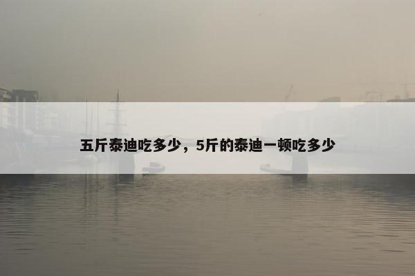 五斤泰迪吃多少，5斤的泰迪一顿吃多少