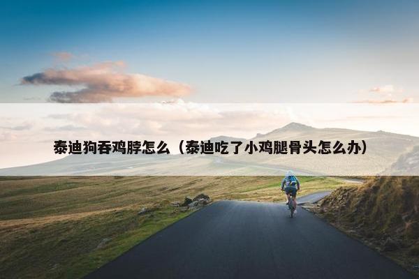泰迪狗吞鸡脖怎么（泰迪吃了小鸡腿骨头怎么办）