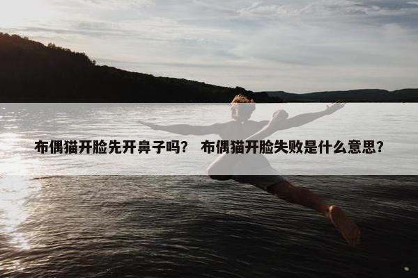 布偶猫开脸先开鼻子吗？ 布偶猫开脸失败是什么意思？