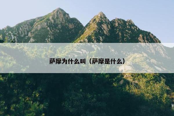 萨摩为什么叫（萨摩是什么）