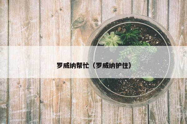 罗威纳帮忙（罗威纳护住）