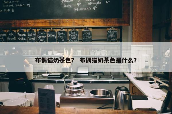 布偶猫奶茶色？ 布偶猫奶茶色是什么？