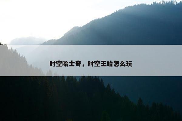 时空哈士奇，时空王哈怎么玩