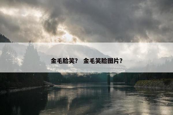 金毛脸笑？ 金毛笑脸图片？