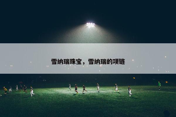 雪纳瑞珠宝，雪纳瑞的项链