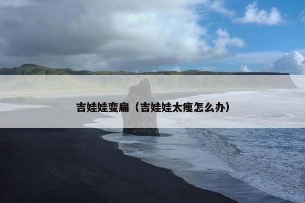 吉娃娃变扁（吉娃娃太瘦怎么办）