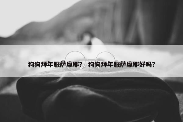 狗狗拜年服萨摩耶？ 狗狗拜年服萨摩耶好吗？