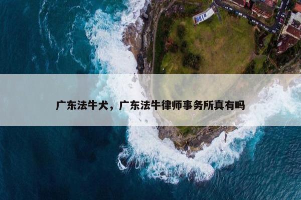 广东法牛犬，广东法牛律师事务所真有吗