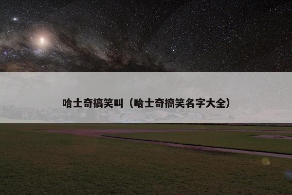 哈士奇搞笑叫（哈士奇搞笑名字大全）