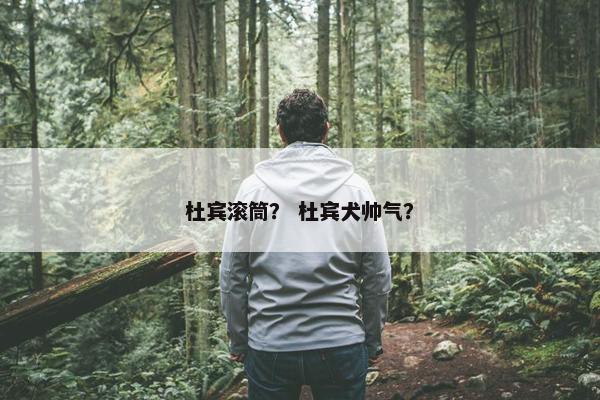 杜宾滚筒？ 杜宾犬帅气？