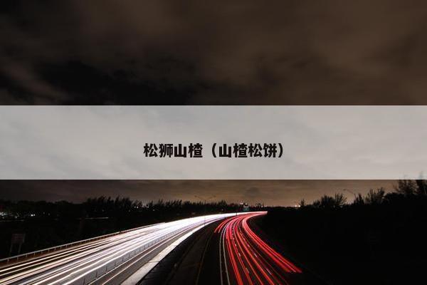松狮山楂（山楂松饼）