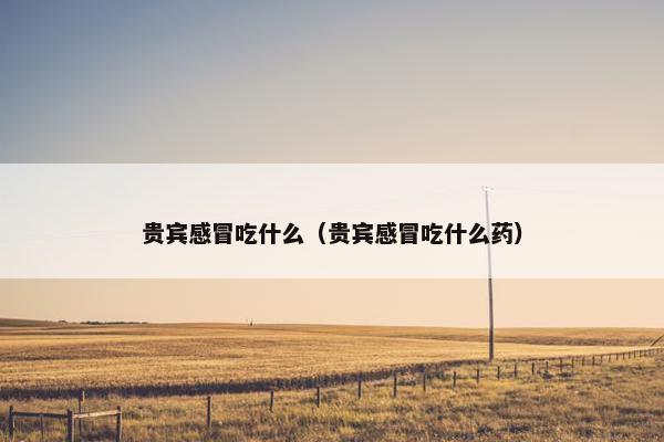 贵宾感冒吃什么（贵宾感冒吃什么药）
