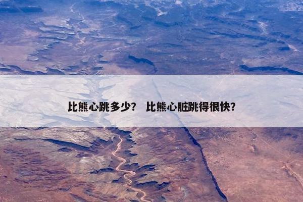 比熊心跳多少？ 比熊心脏跳得很快？
