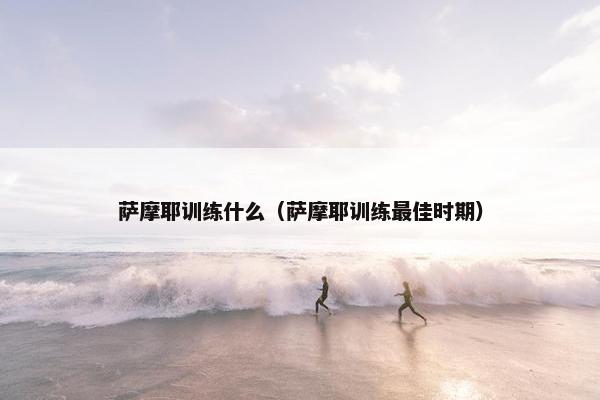萨摩耶训练什么（萨摩耶训练最佳时期）