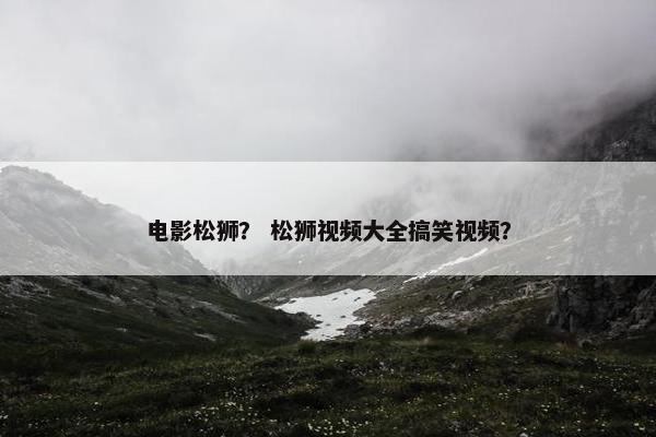 电影松狮？ 松狮视频大全搞笑视频？
