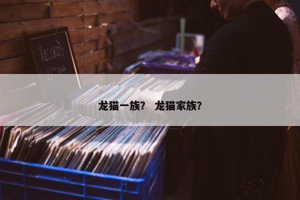 龙猫一族？ 龙猫家族？