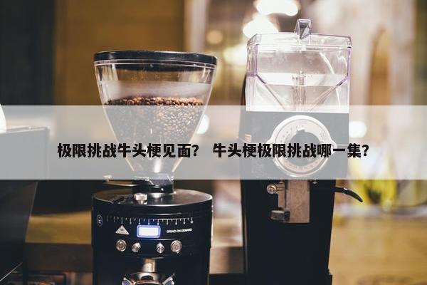 极限挑战牛头梗见面？ 牛头梗极限挑战哪一集？