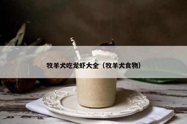牧羊犬吃龙虾大全（牧羊犬食物）