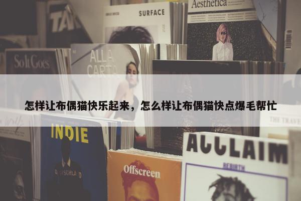 怎样让布偶猫快乐起来，怎么样让布偶猫快点爆毛帮忙