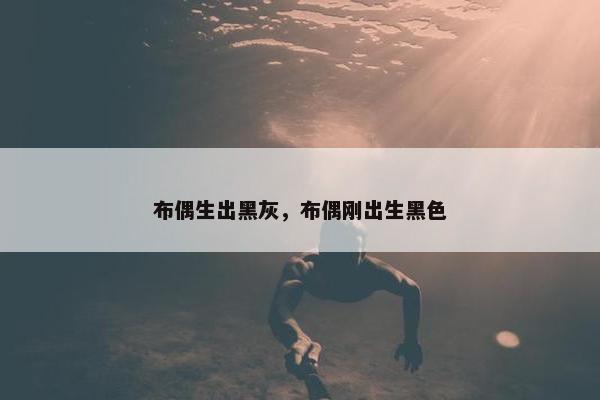 布偶生出黑灰，布偶刚出生黑色