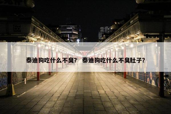 泰迪狗吃什么不臭？ 泰迪狗吃什么不臭肚子？