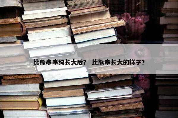 比熊串串狗长大后？ 比熊串长大的样子？