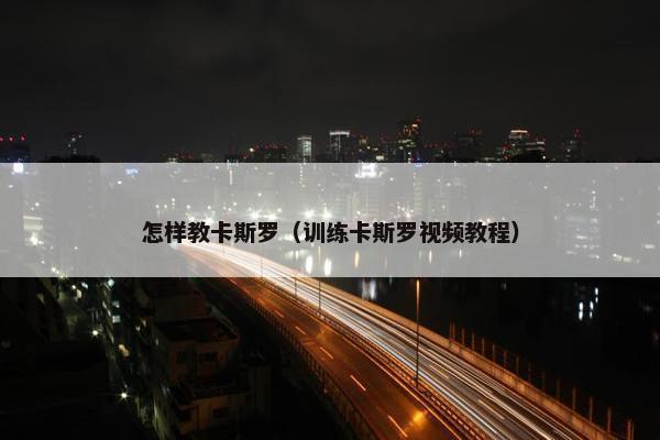 怎样教卡斯罗（训练卡斯罗视频教程）