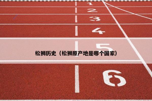 松狮历史（松狮原产地是哪个国家）
