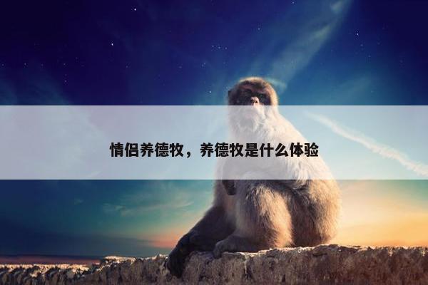 情侣养德牧，养德牧是什么体验