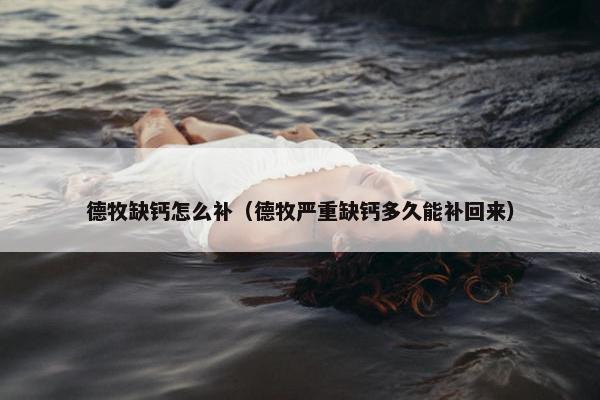 德牧缺钙怎么补（德牧严重缺钙多久能补回来）