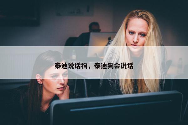 泰迪说话狗，泰迪狗会说话