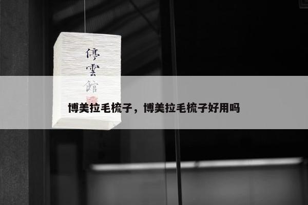 博美拉毛梳子，博美拉毛梳子好用吗