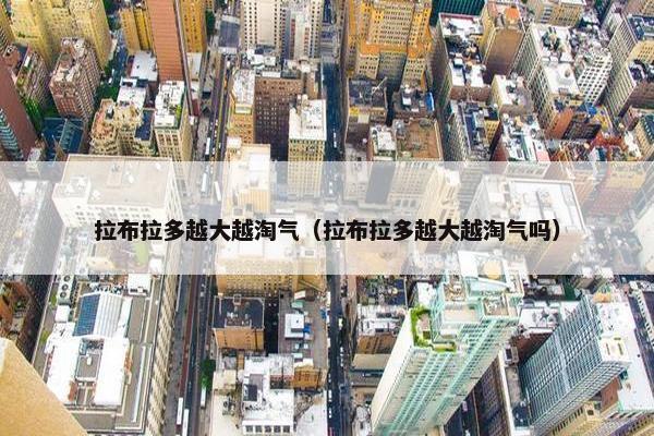 拉布拉多越大越淘气（拉布拉多越大越淘气吗）