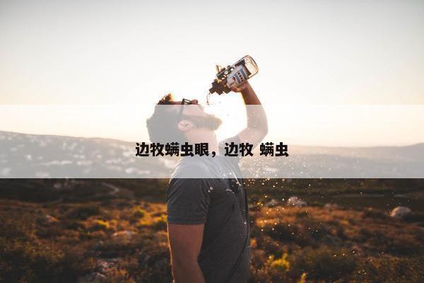 边牧螨虫眼，边牧 螨虫