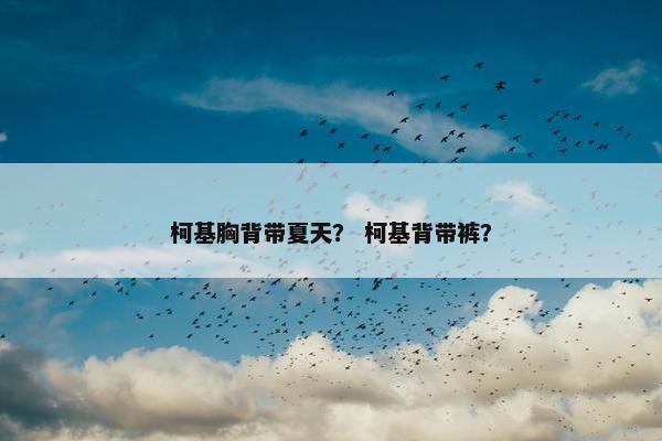 柯基胸背带夏天？ 柯基背带裤？