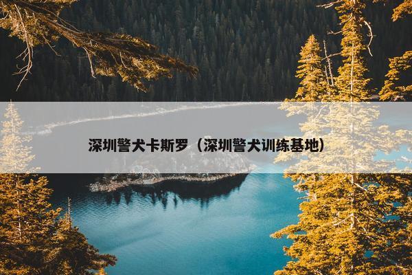 深圳警犬卡斯罗（深圳警犬训练基地）