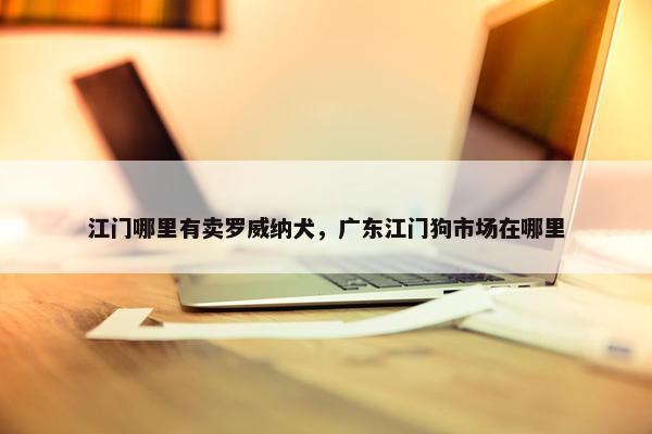 江门哪里有卖罗威纳犬，广东江门狗市场在哪里