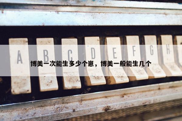 博美一次能生多少个崽,博美一般能生几个 博美一次能生多少个崽,博美一般能生几个