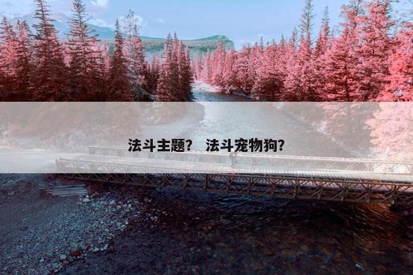 法斗主题？ 法斗宠物狗？