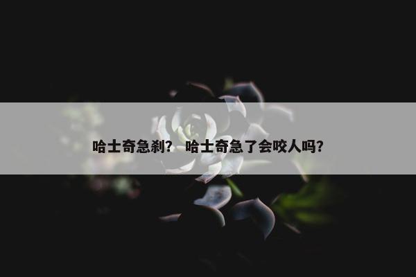 哈士奇急刹？ 哈士奇急了会咬人吗？