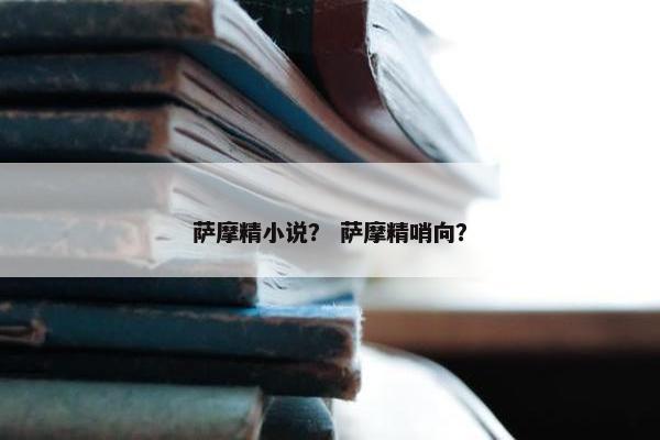 萨摩精小说？ 萨摩精哨向？