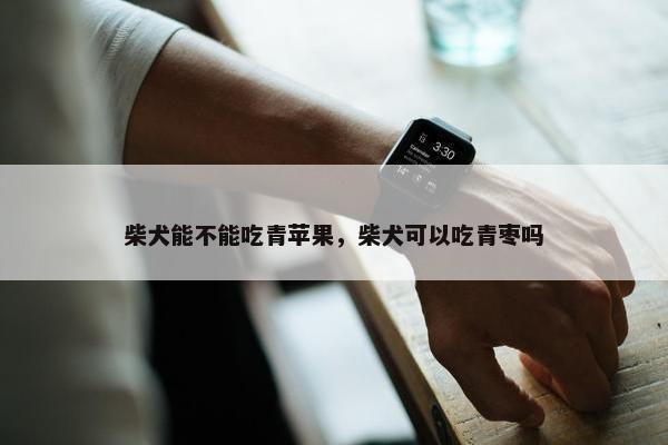 柴犬能不能吃青苹果，柴犬可以吃青枣吗