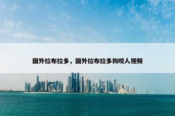 国外拉布拉多，国外拉布拉多狗咬人视频