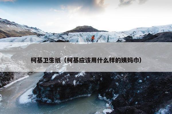 柯基卫生纸（柯基应该用什么样的姨妈巾）