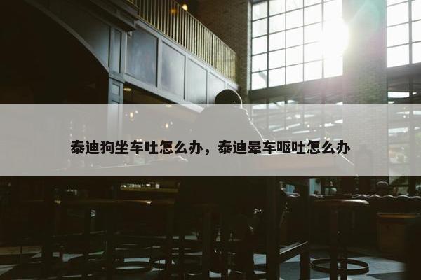 泰迪狗坐车吐怎么办，泰迪晕车呕吐怎么办