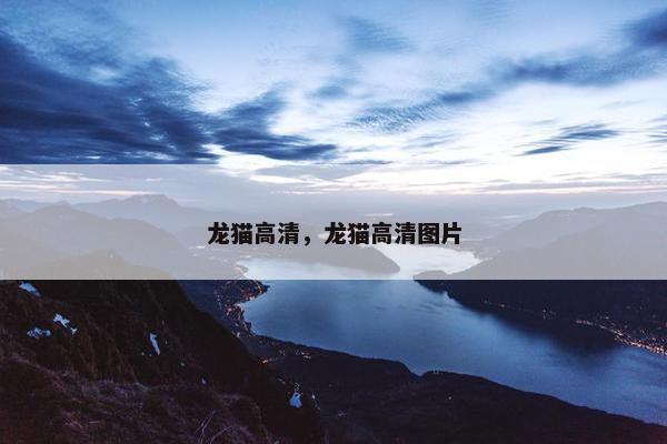 龙猫高清，龙猫高清图片