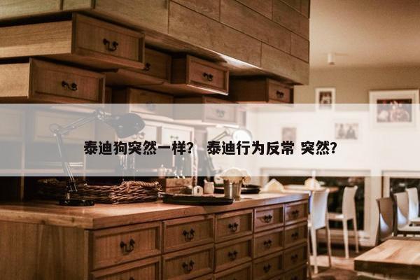 泰迪狗突然一样？ 泰迪行为反常 突然？