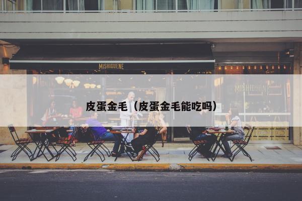 皮蛋金毛(皮蛋金毛能吃吗) 皮蛋金毛(皮蛋金毛能吃吗)