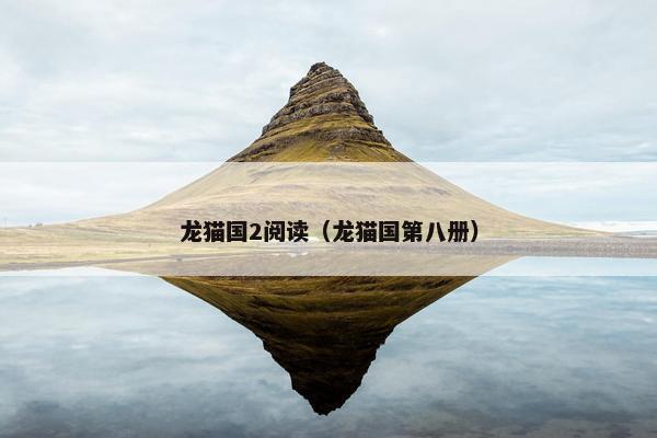 龙猫国2阅读(龙猫国第八册) 龙猫国2阅读(龙猫国第八册)