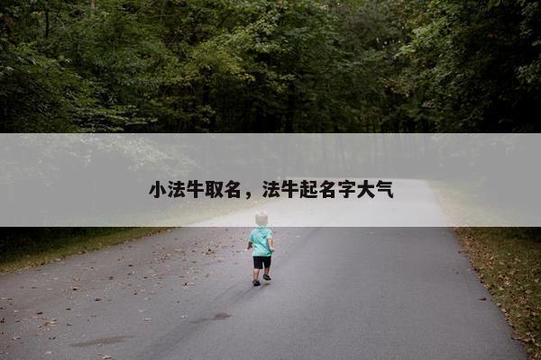 小法牛取名,法牛起名字大气 小法牛取名,法牛起名字大气